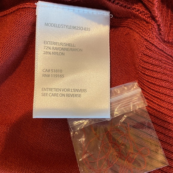 BNWT- TRIBAL Turtleneck, pumpkin spice, long sleeve, Size S - Picture 8 of 11